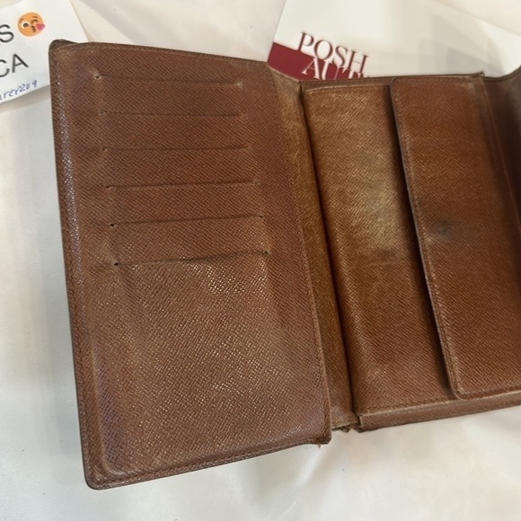 Auth Louis Vuitton Porte Tresor Etui used fair/good condition - Picture 15 of 16